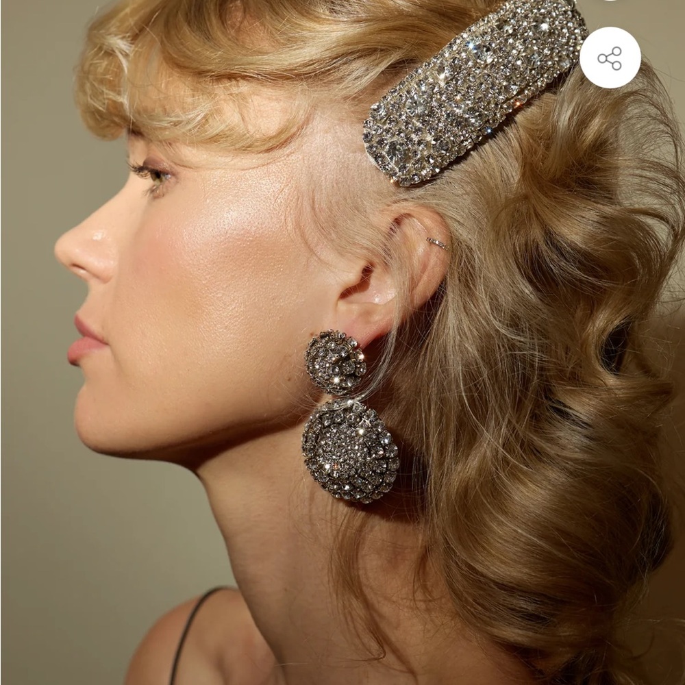 Lelet NY Crystal Drop Earrings NWT - Picture 5 of 9